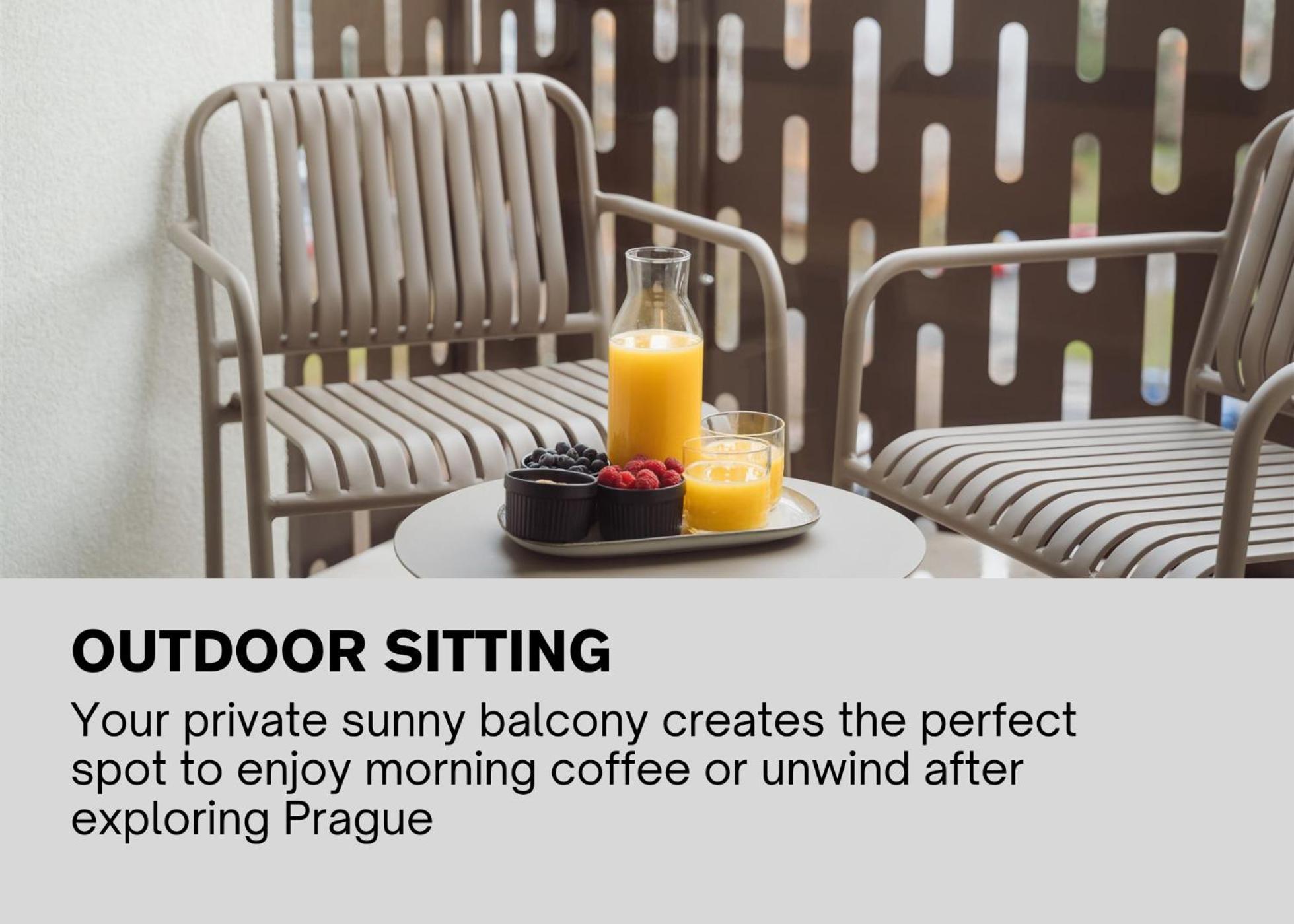Luxury Sunny - Garage Parking, Metro, Balcony, Ps5 With Games Praga